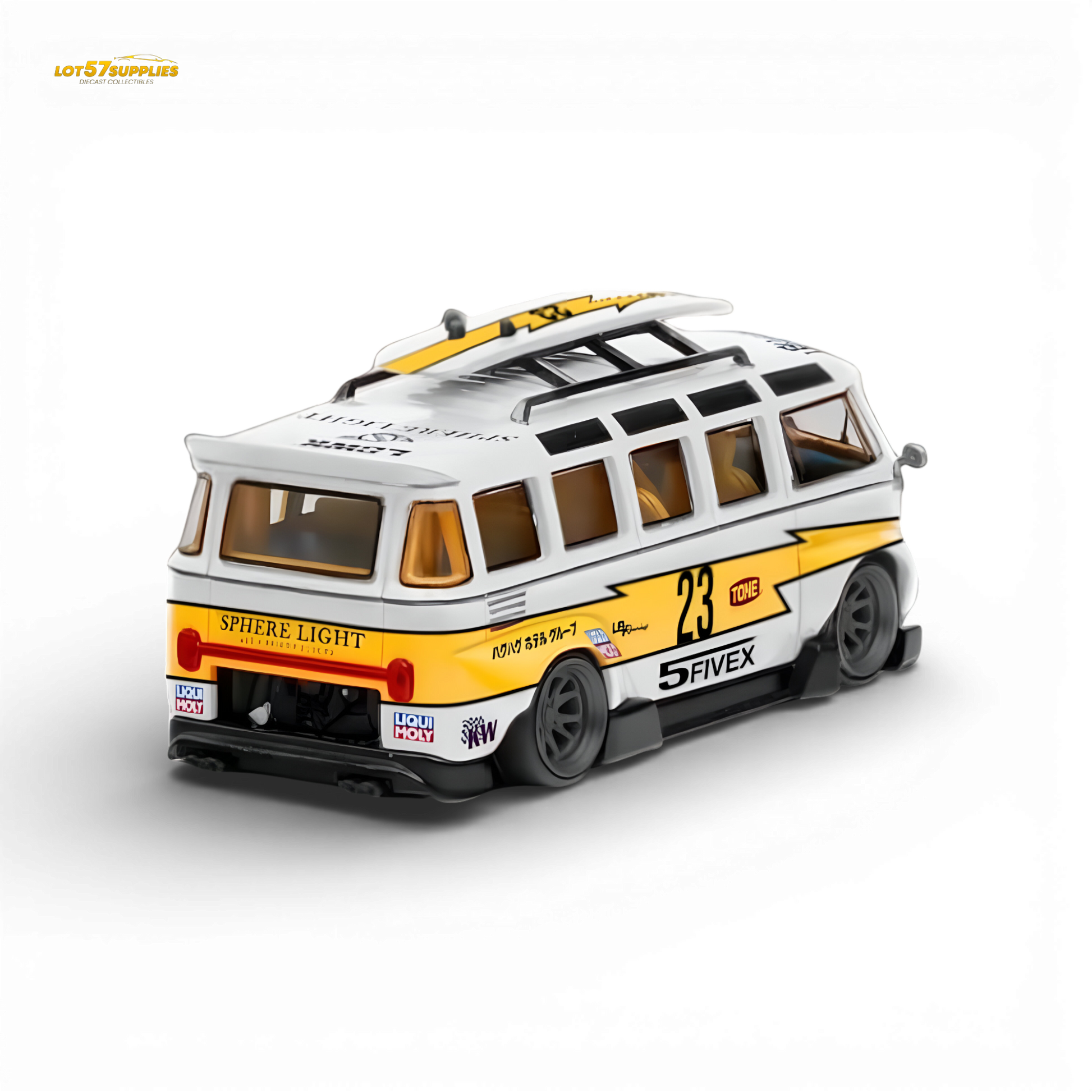 LF Model Volkswagen T1 Kombi WideBody Surfboard 1:64 - Image 2