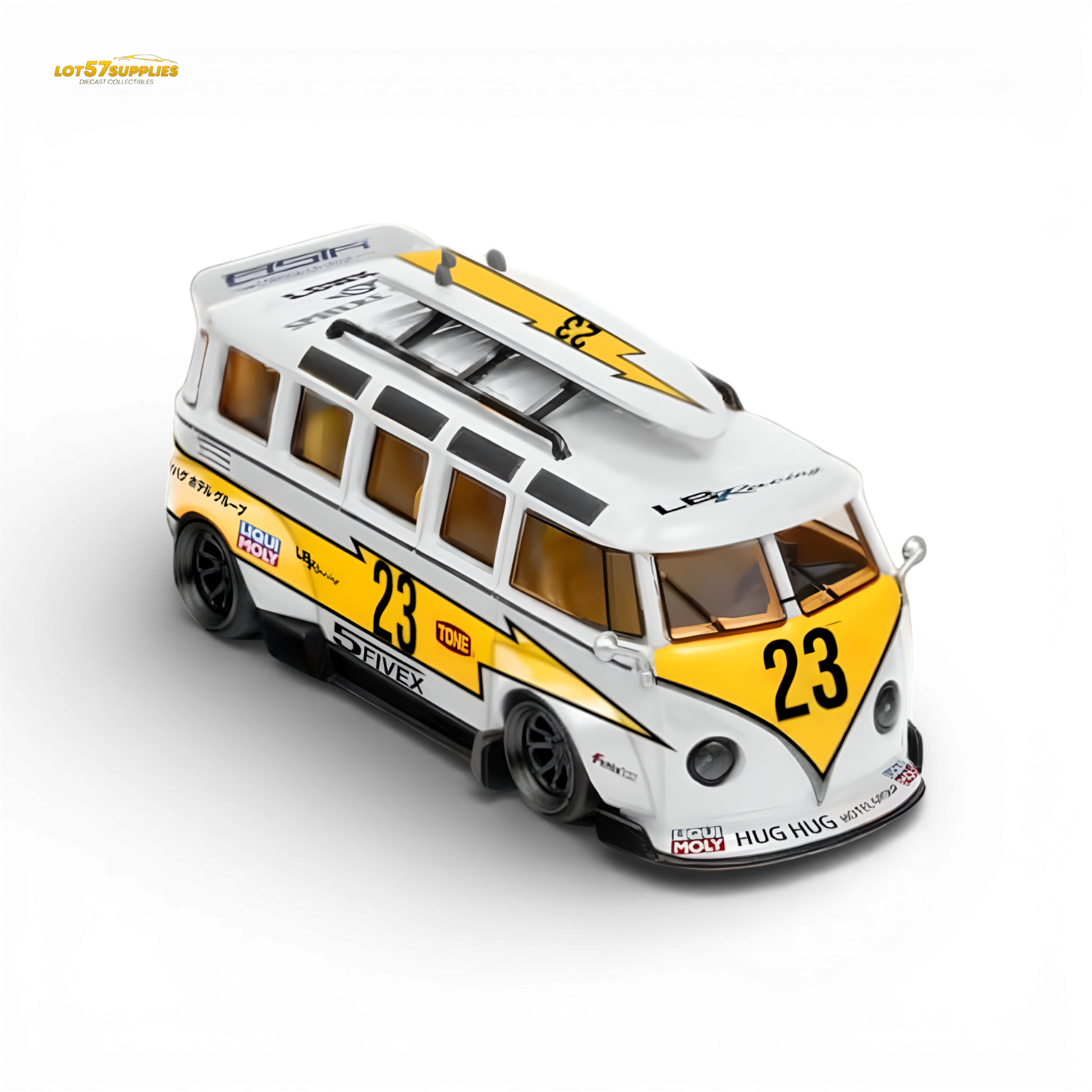 LF Model Volkswagen T1 Kombi WideBody Surfboard 1:64 - Image 3