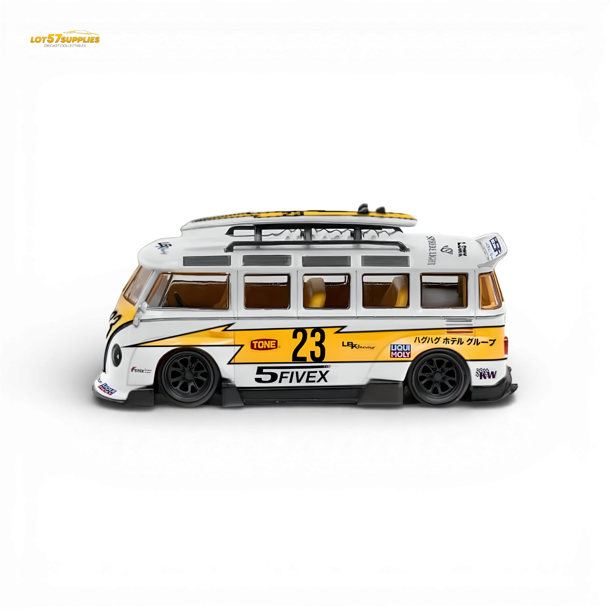LF Model Volkswagen T1 Kombi WideBody Surfboard 1:64 - Image 4