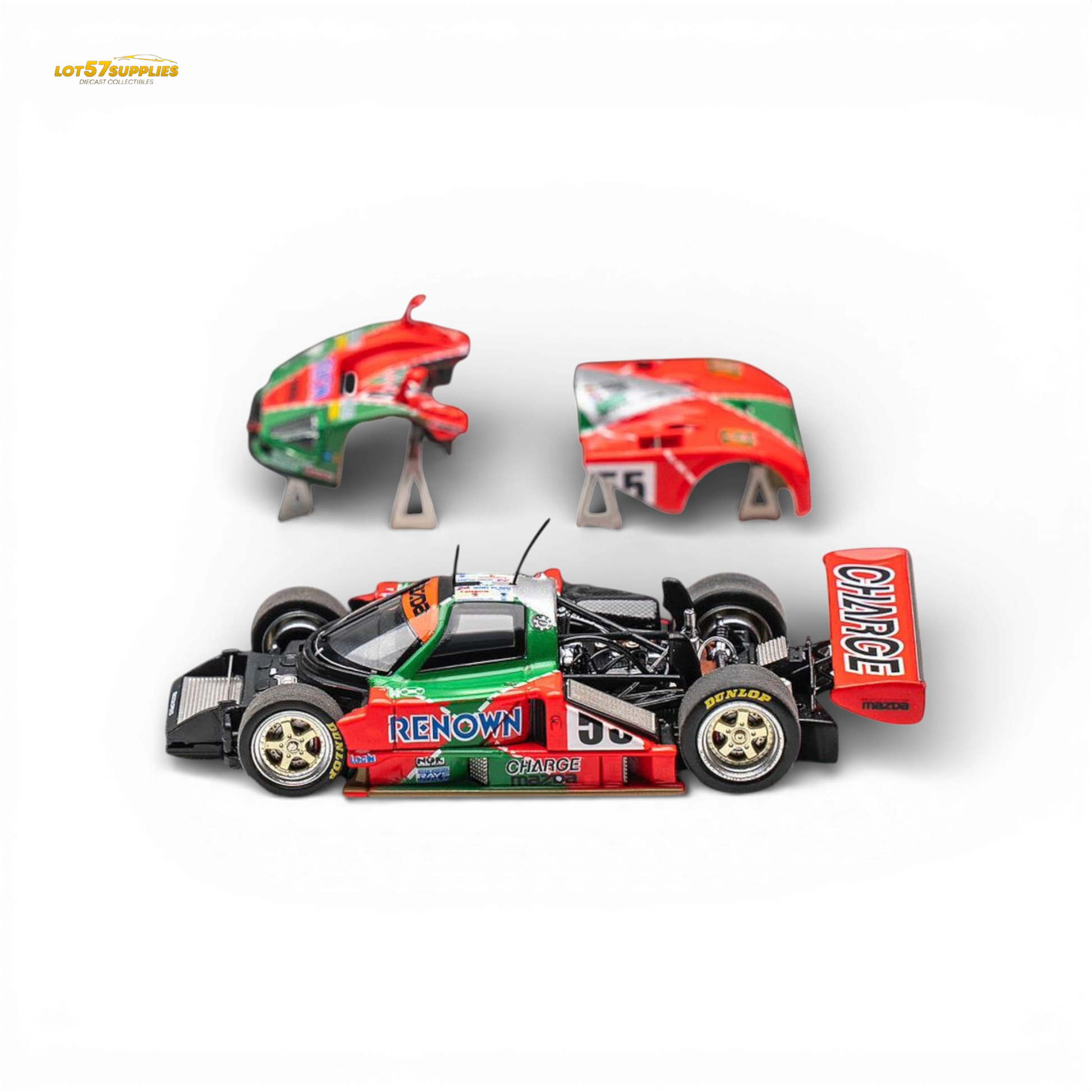 MOTORHELIX Mazda 787b #55 Le Mans 1:64 - Image 8