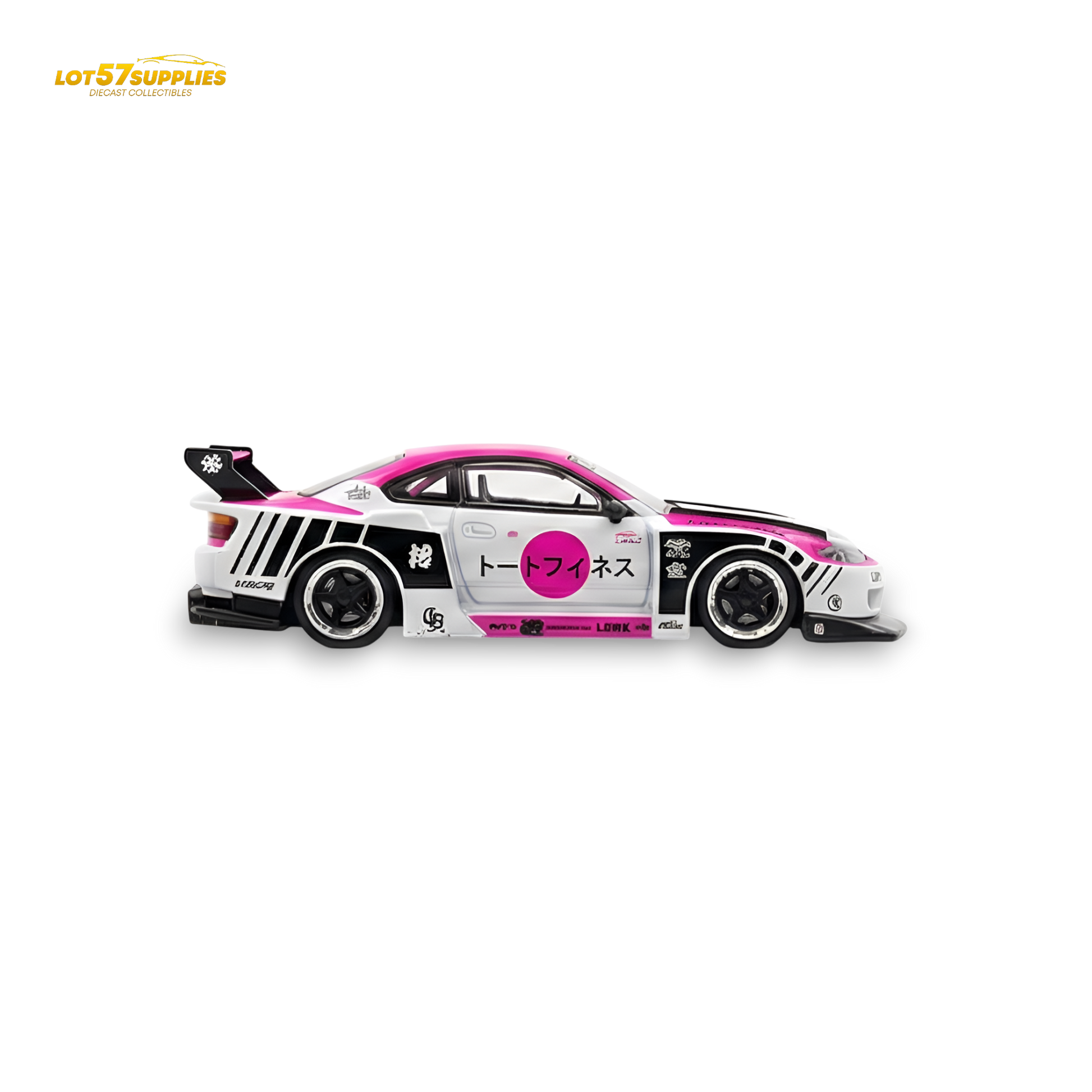TPC Silvia S15 LBWK Pink 1:64 - Image 3
