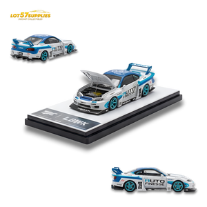 TPC Silvia S15 LBWK Blue - White 1:64 - Image 1