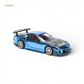 Pop Race Mazda RX-7 Re-Amemiya Blue Chrome 1:64 - Image 2