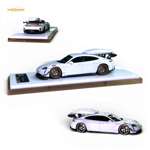 Error404 Porsche Taycan White with Roof Box 1:64 - Image 1