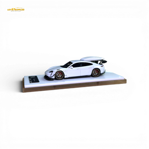 Error404 Porsche Taycan White with Roof Box 1:64 - Image 2
