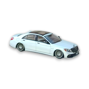 Rhino Model AMG S63 S Class W222 Matte Silver 1:64 - Image 2