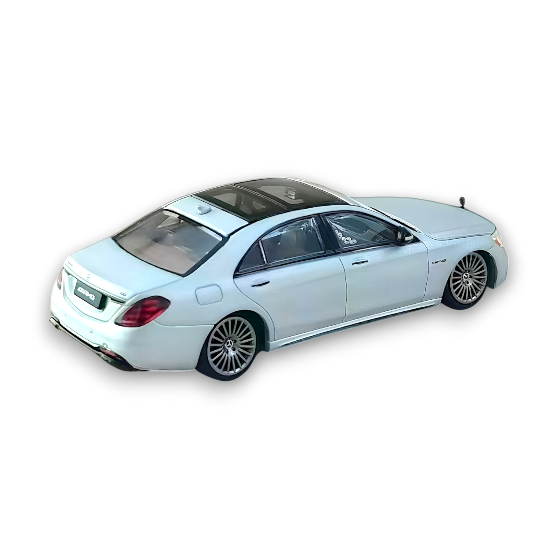 Rhino Model AMG S63 S Class W222 Matte Silver 1:64 - Image 3