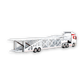 (Pre-Order) Flame Scania Car Carrier Transport Truck Red White 1:64 - Limited to 299 Pcs - Image 2