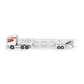 (Pre-Order) Flame Scania Car Carrier Transport Truck Red White 1:64 - Limited to 299 Pcs - Image 3