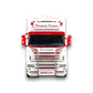 (Pre-Order) Flame Scania Car Carrier Transport Truck Red White 1:64 - Limited to 299 Pcs - Image 5