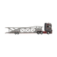 Flame Scania Car Carrier Transport Truck Grey Red 1:64 - Limited to 299 Pcs - Image 3
