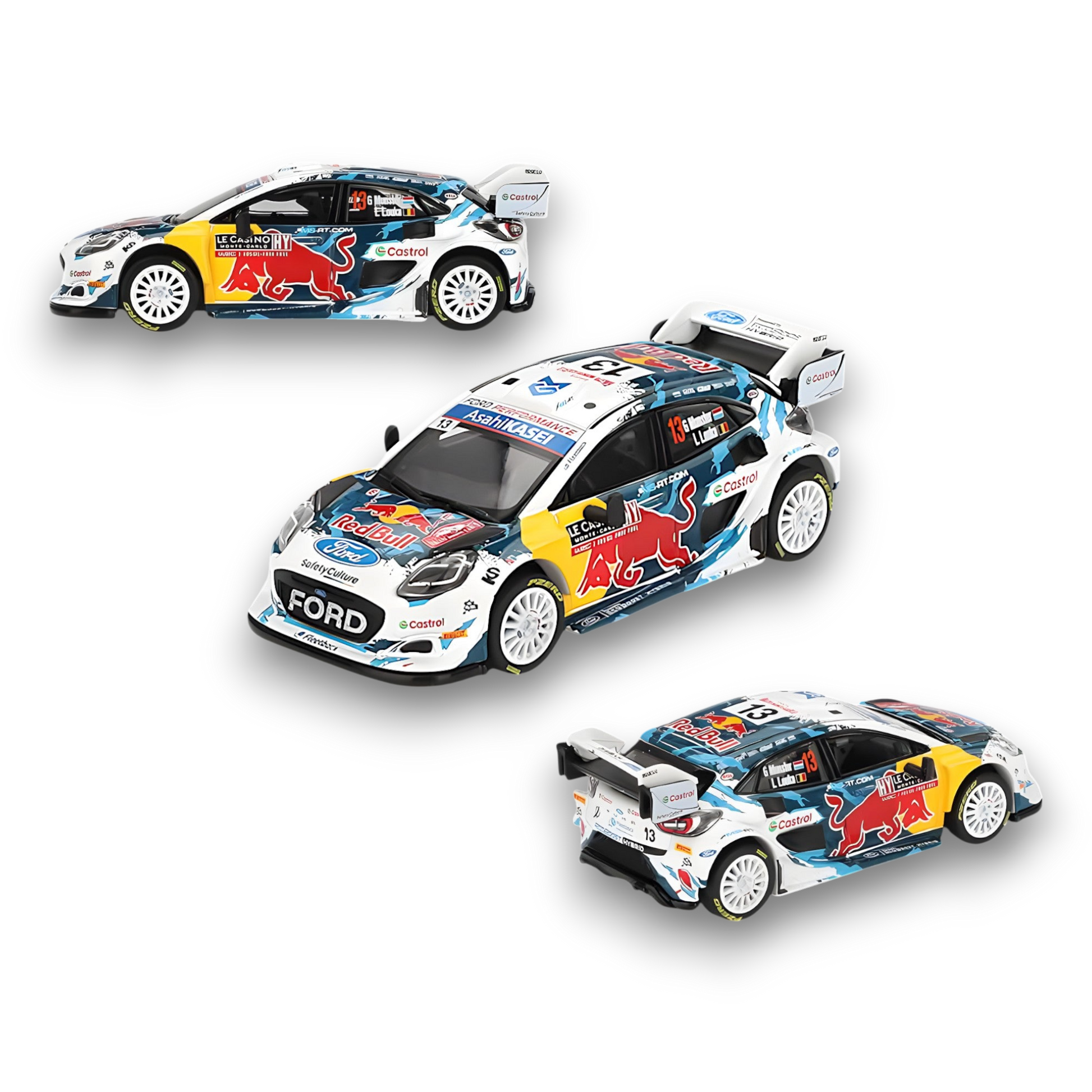 Mini GT Ford Puma Rally1 #13 M-Sport Ford WRT 1:64 - Image 1
