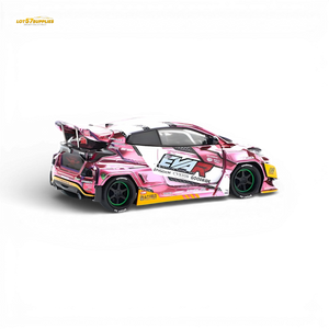 (Pre-Order) PopRace Toyota GR YARIS Pink EVA RT Production Model 1:64 - Image 2