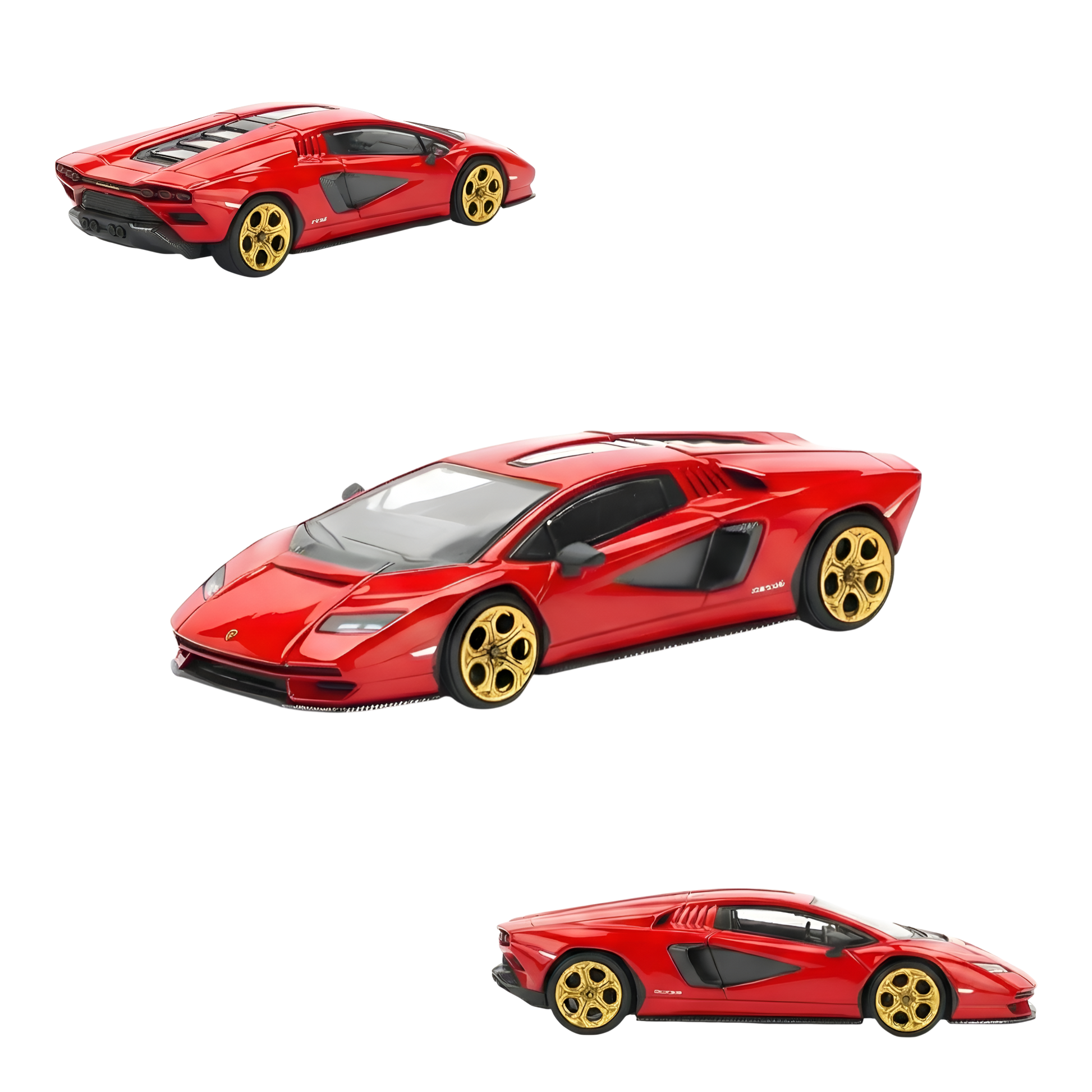 PopRace Lamborghini Countach LPI-800 Rosso 1:64 - Image 1