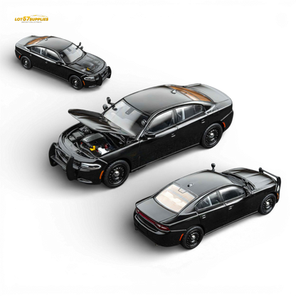 Elite Collectibles Dodge Warhorse Intercepteur de Police Noir 1:64