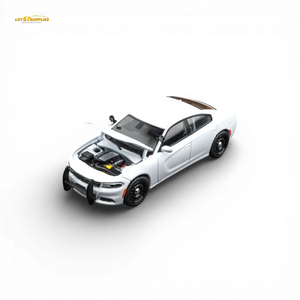 Elite Collectibles Dodge Warhorse Police Interceptor White 1:64 - Image 1