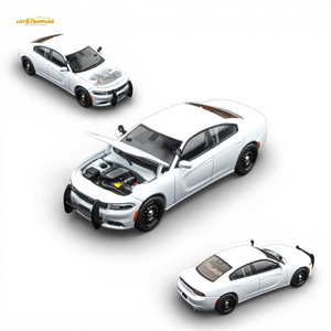 Elite Collectibles Dodge Warhorse Police Interceptor White 1:64 - Image 2