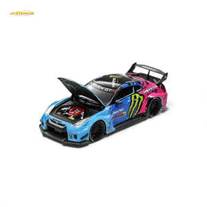 Demon King Auto Nissan GT-R R35 LBWK Monster Livery 1:64 Diecast Model