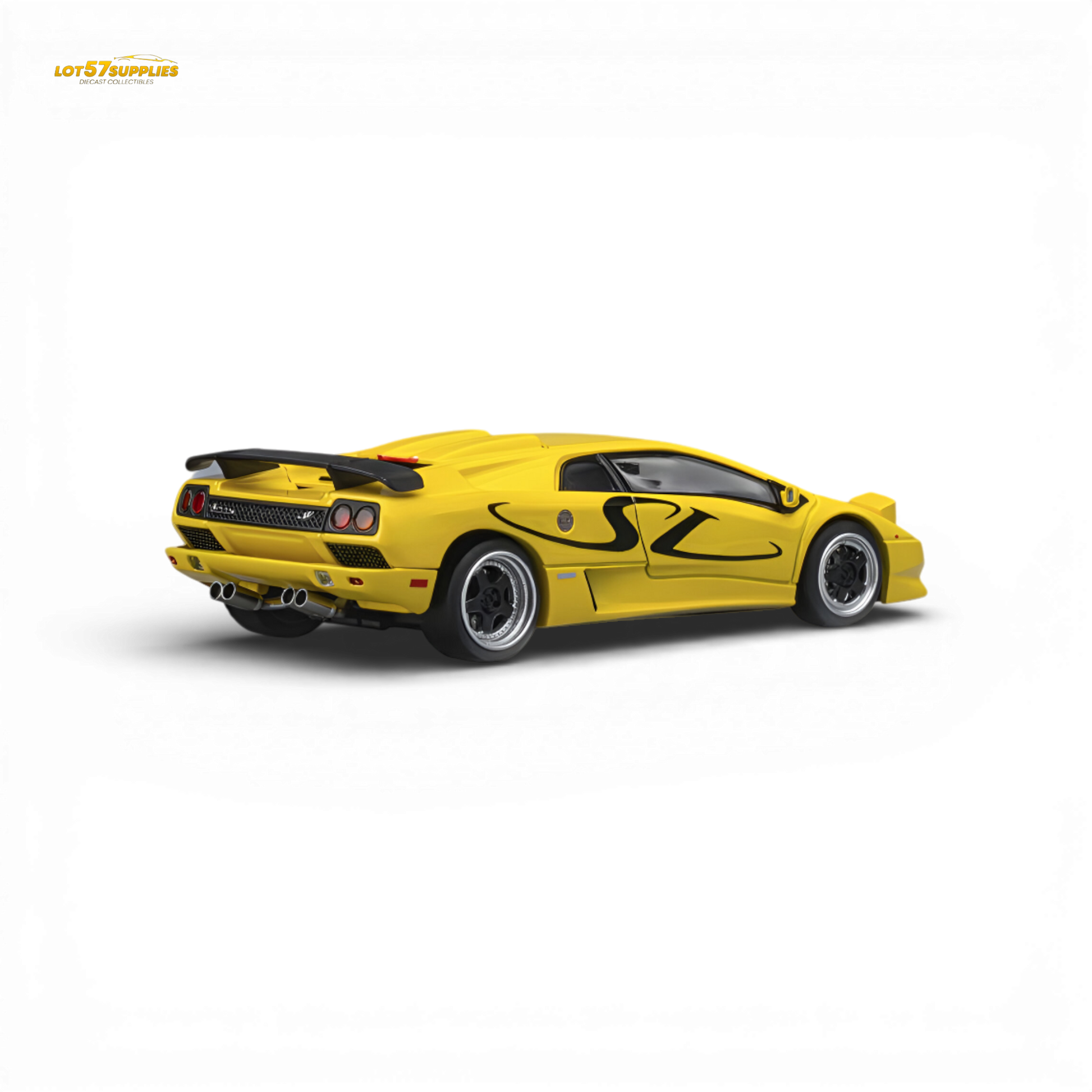Microturbo Lamborghini Diablo SV Metallic Yellow 1:64 Diecast Model