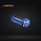 (Pre-Order) MicroTurbo HINO 300 Custom Truck Flatbed  Blue Calsonic Livery 1:64