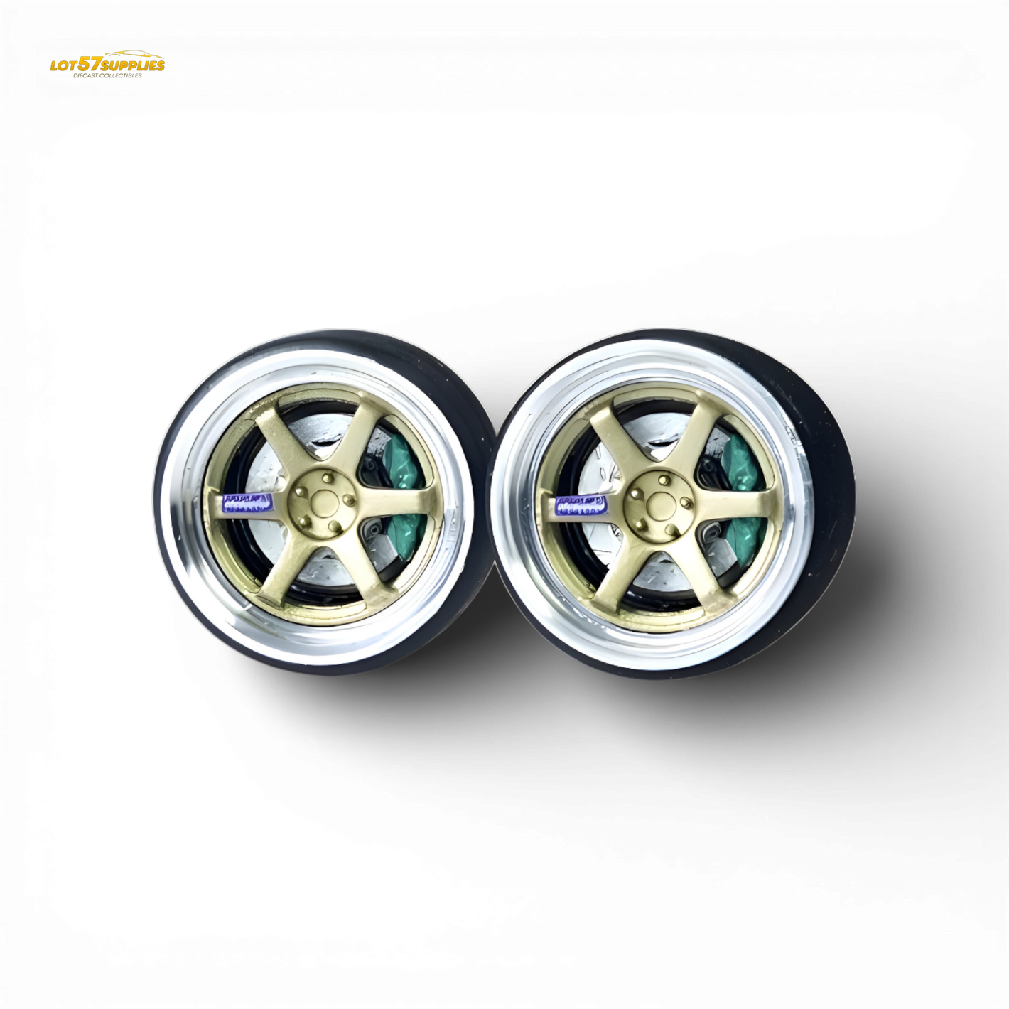Skalwerk TE37 Ultra Gold 1:64 Wheels - Image 1