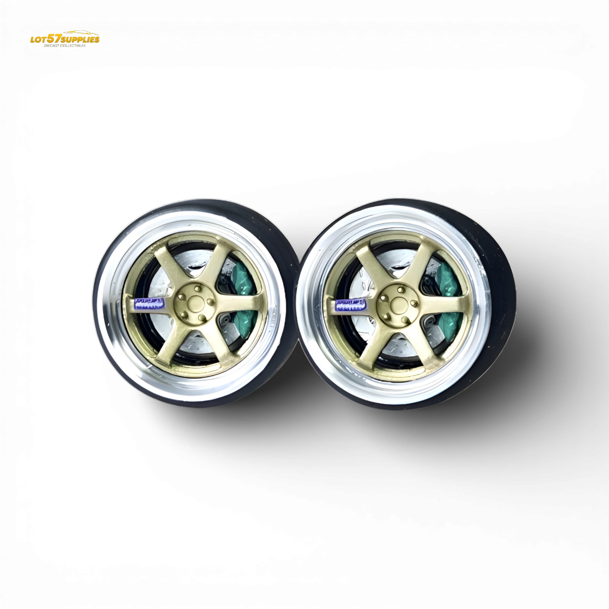 Skalwerk TE37 Ultra Gold 1:64 Wheels - Image 1