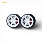 Skalwerk TE37 White 1:64 Wheels - Image 1