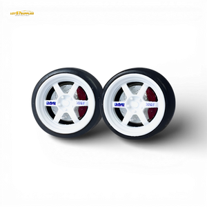 Skalwerk TE37 White 1:64 Wheels - Image 1