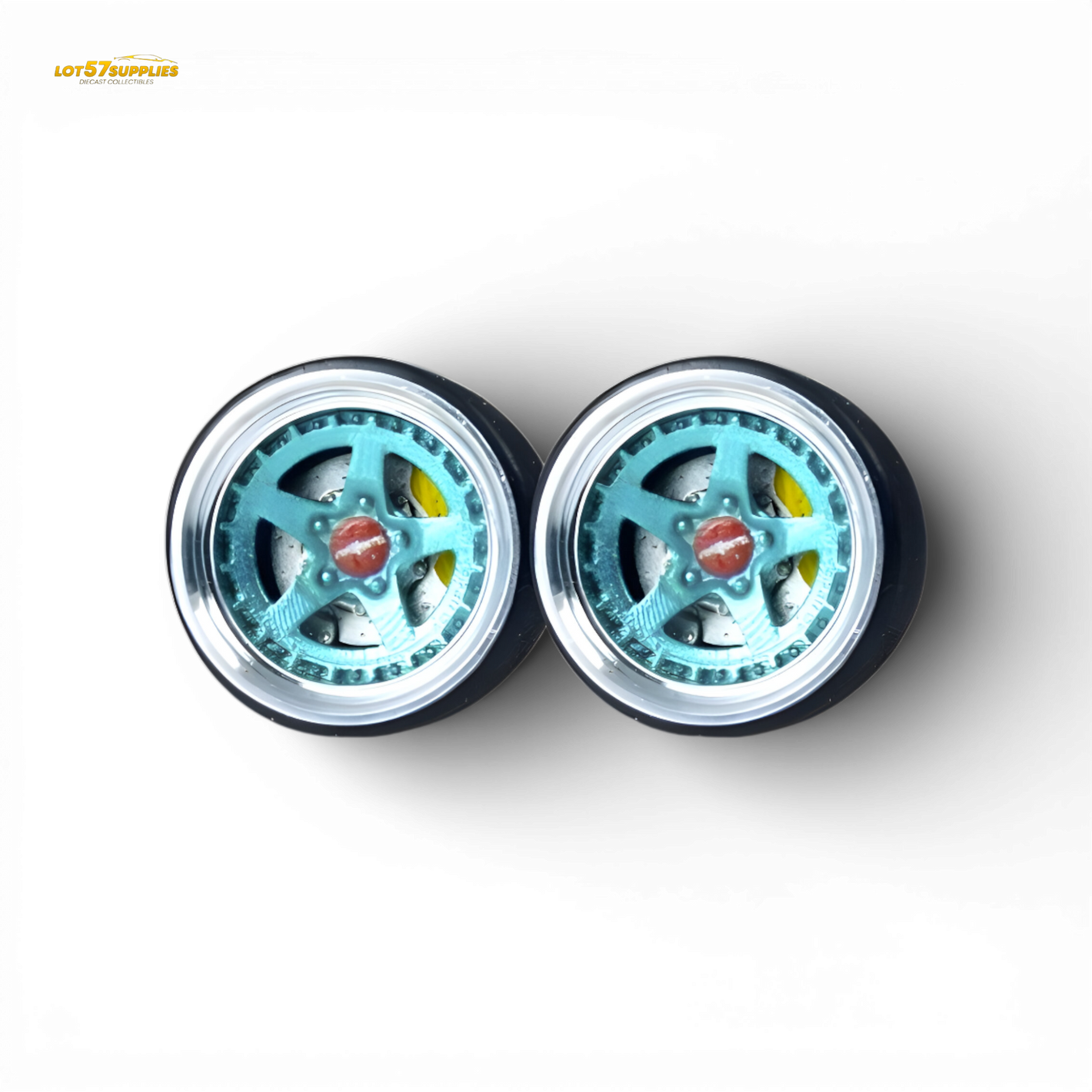 Skalwerk WGR M Teal 1:64 Wheels - Image 1