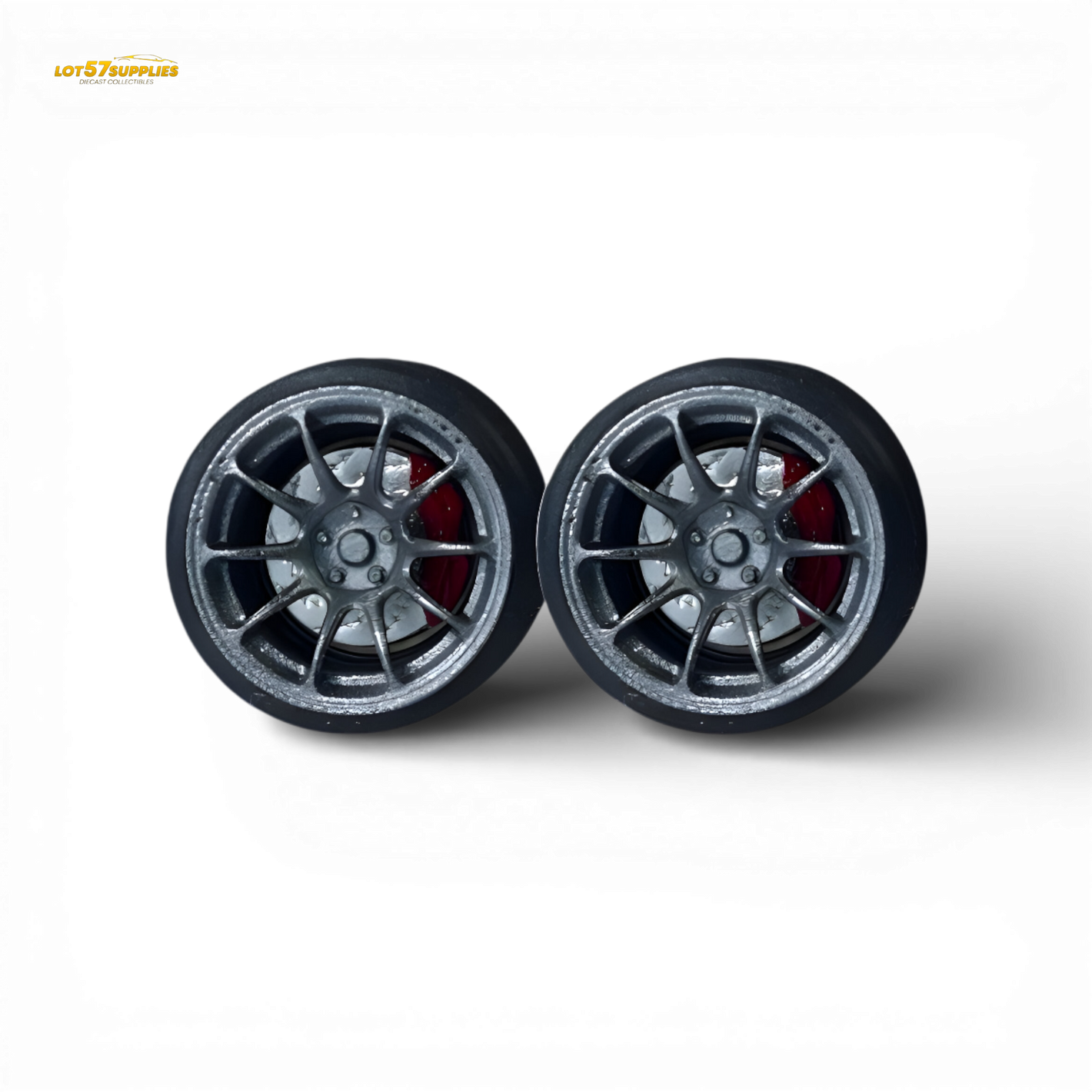 Skalwerk ZE40 Gun Metal 1:64 Wheels - Image 1