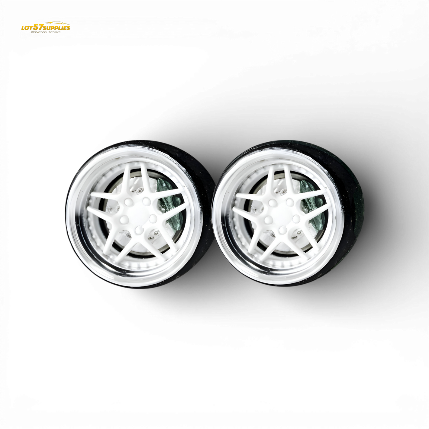 Skalwerk BLITZ03 White 1:64 Wheels - Image 1