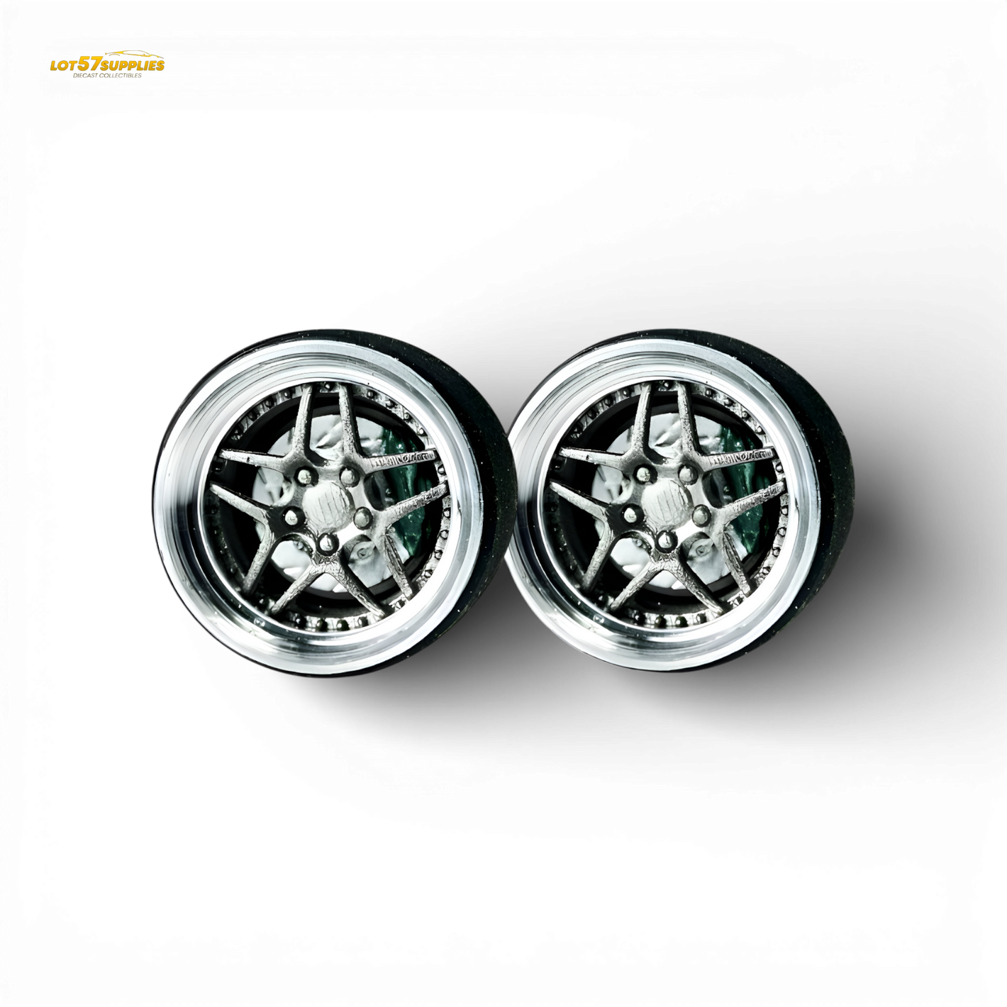 Skalwerk BLITZ03 Gunmetal 1:64 Wheels - Image 1