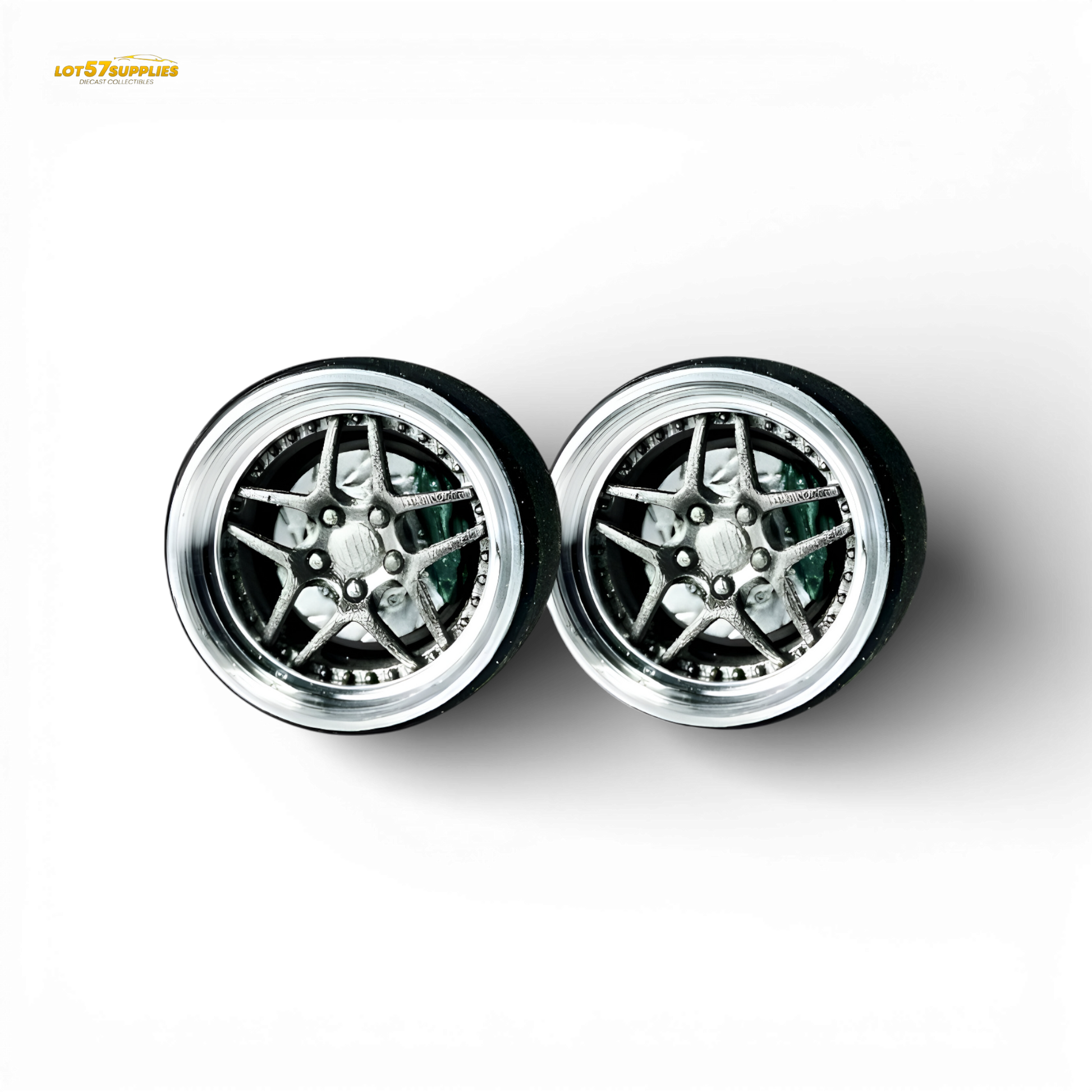 Skalwerk BLITZ03 Gunmetal 1:64 Wheels - Image 1