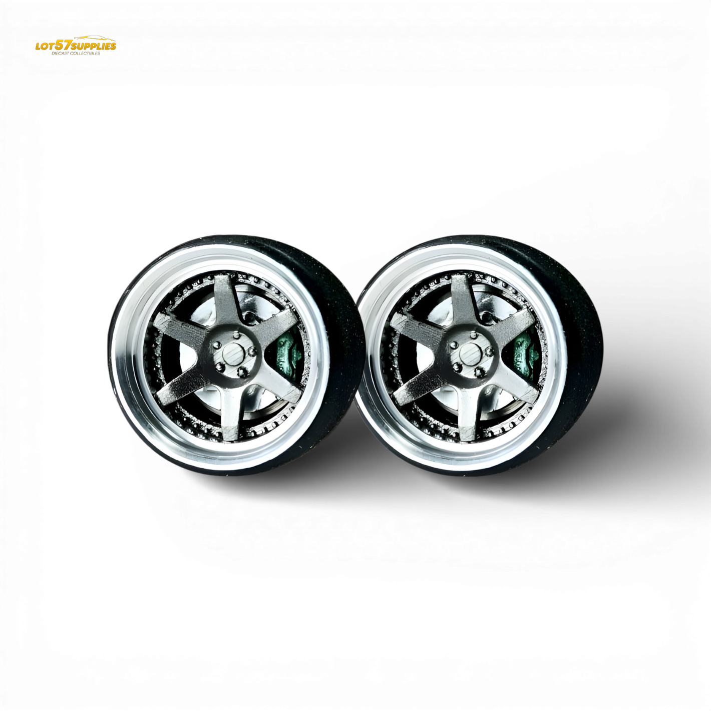 Skalwerk SIX Gunmetal 1:64 Wheels - Image 1