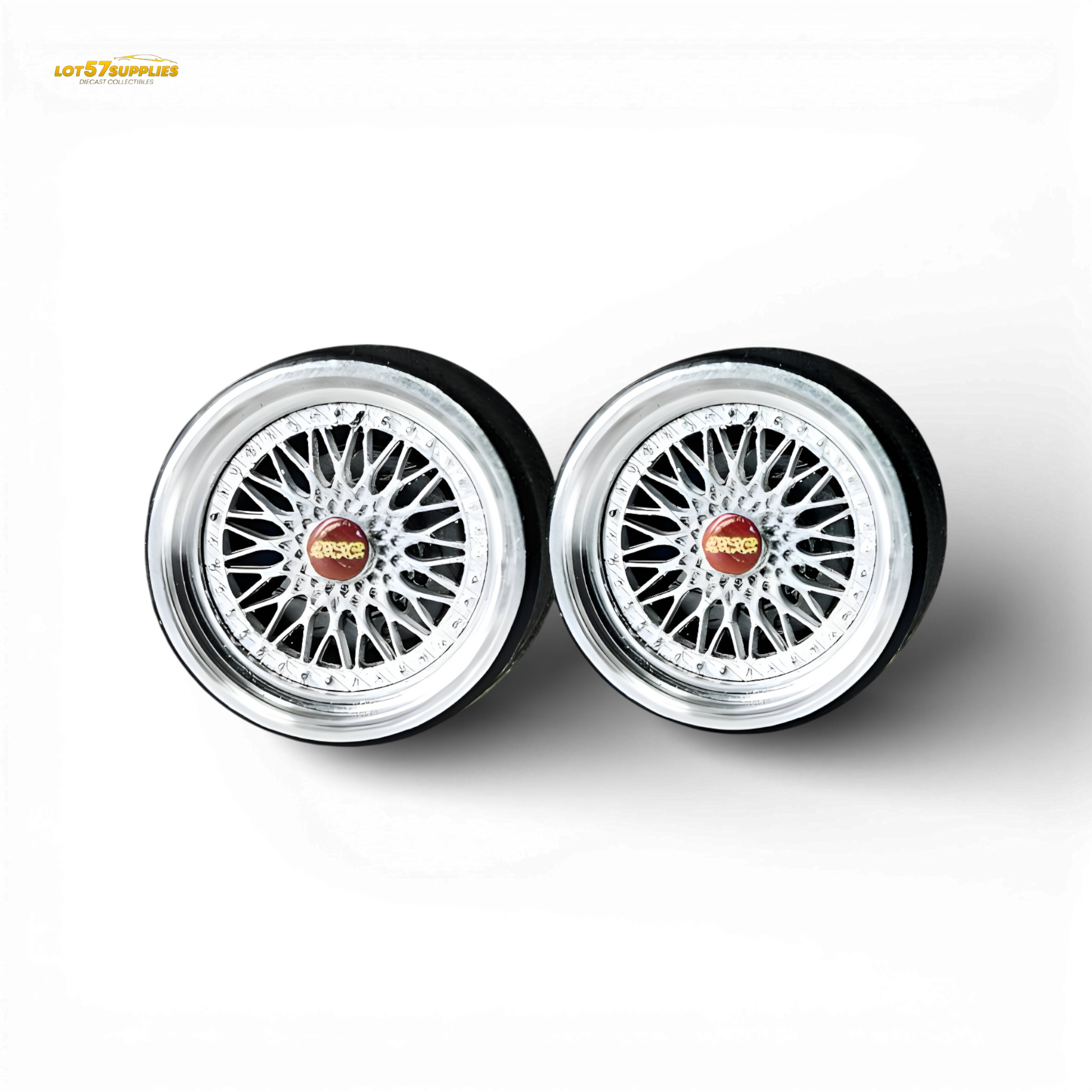 Skalwerk BBS RS Silver 1:64 Wheels - Image 1