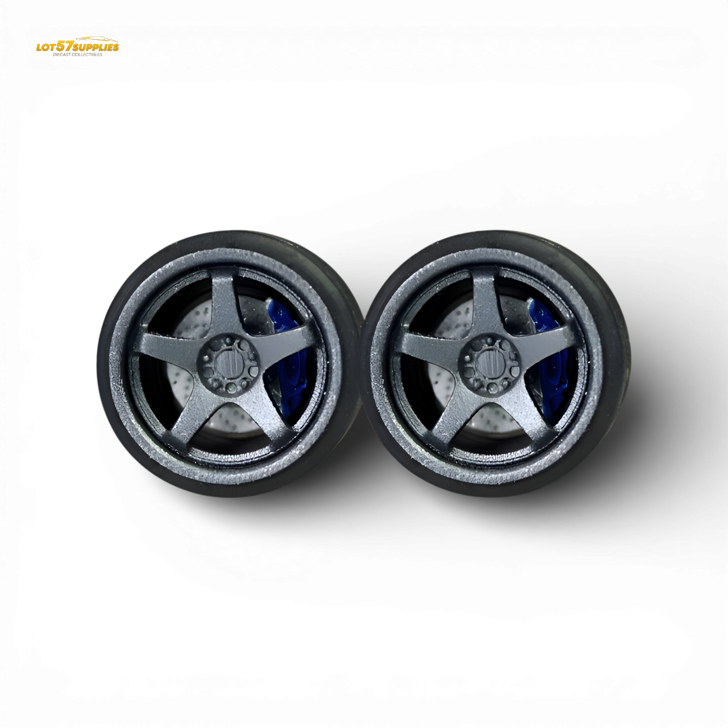 Skalwerk LMGT4 Gunmetal 1:64 Wheels - Image 1
