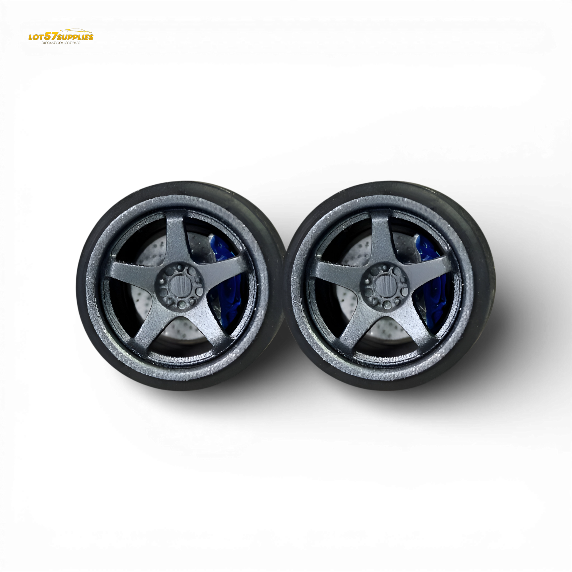 Skalwerk LMGT4 Gunmetal 1:64 Wheels - Image 1