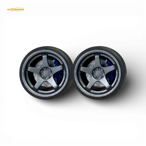 Skalwerk LMGT4 Gunmetal 1:64 Wheels - Image 1