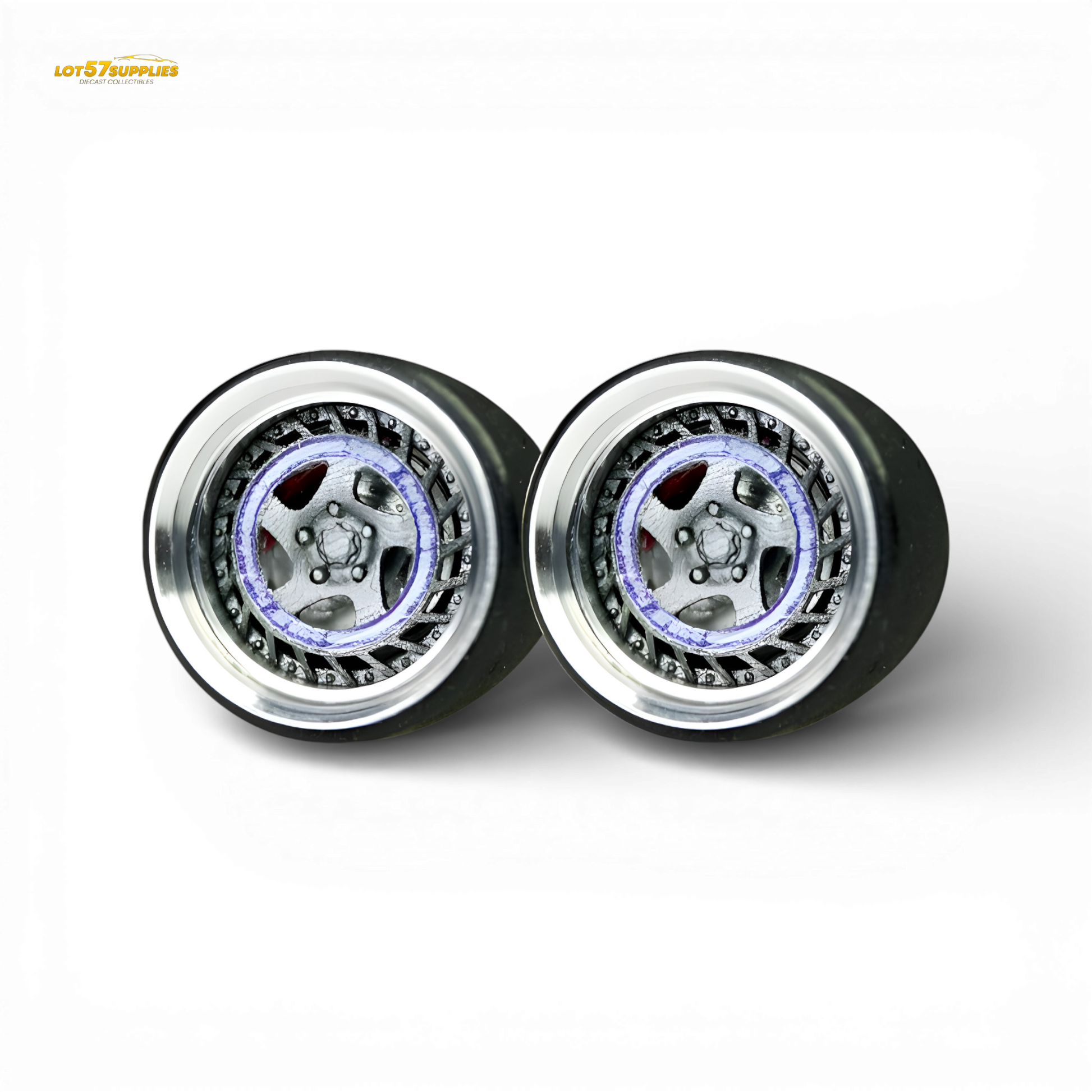 Skalwerk Formula Aero Spoke Gunmetal 1:64 Wheels - Image 1