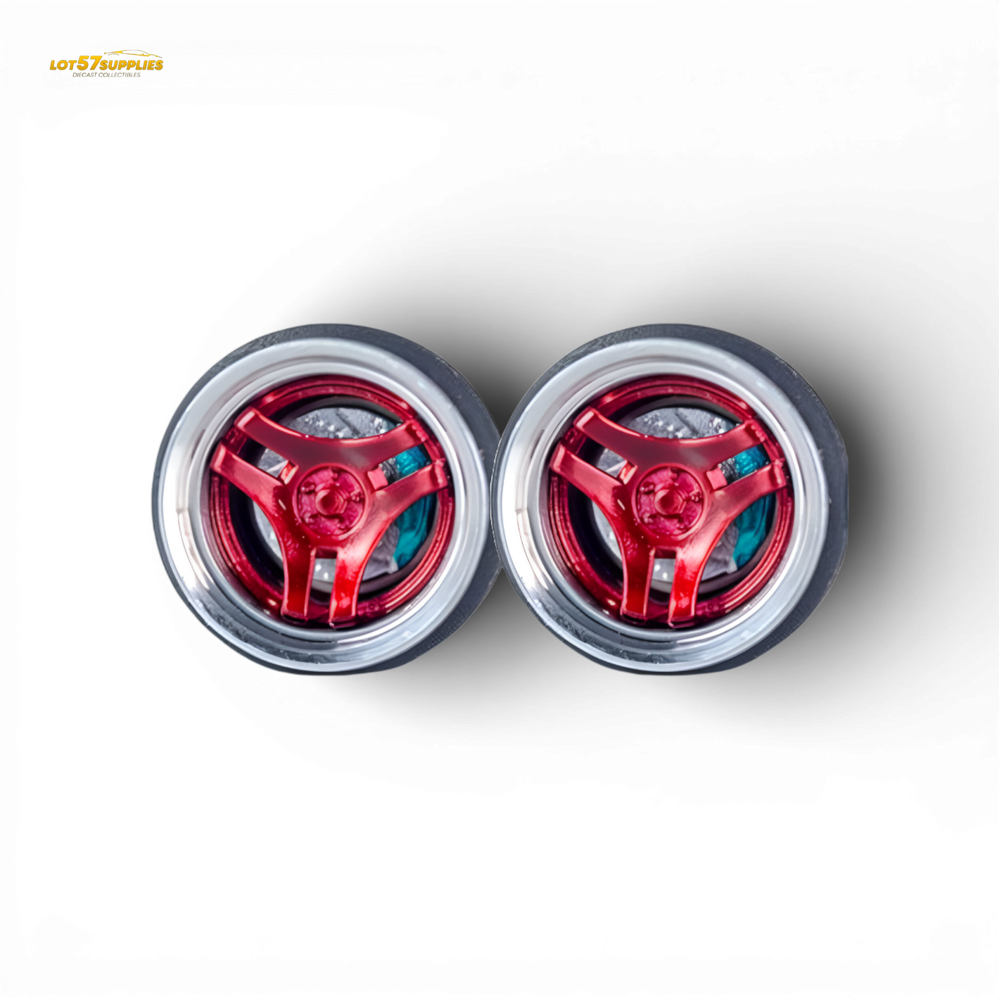 Skalwerk Super Advan Red 1:64 Wheels - Image 1