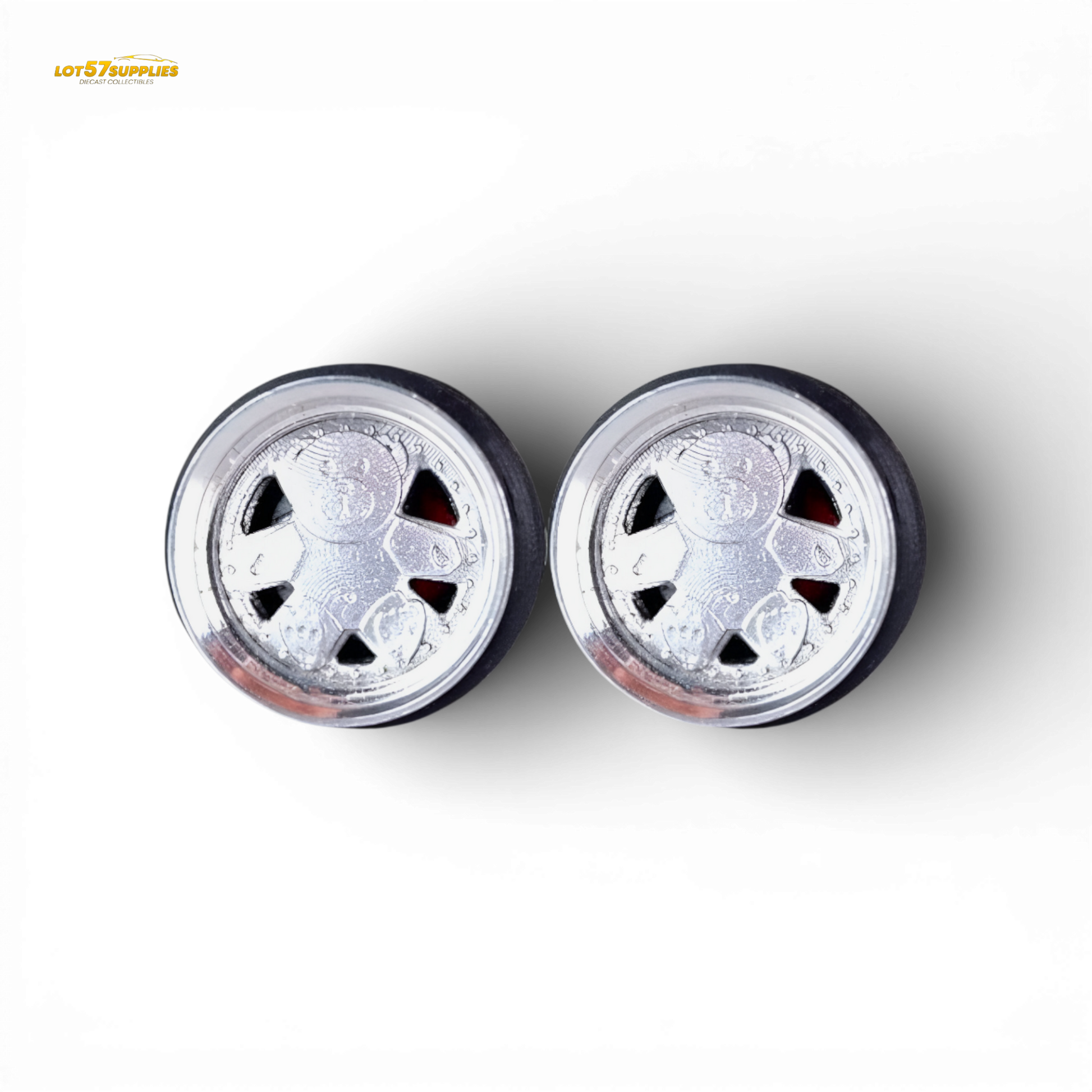 Skalwerk Retro Bear Silver 1:64 Wheels - Image 1