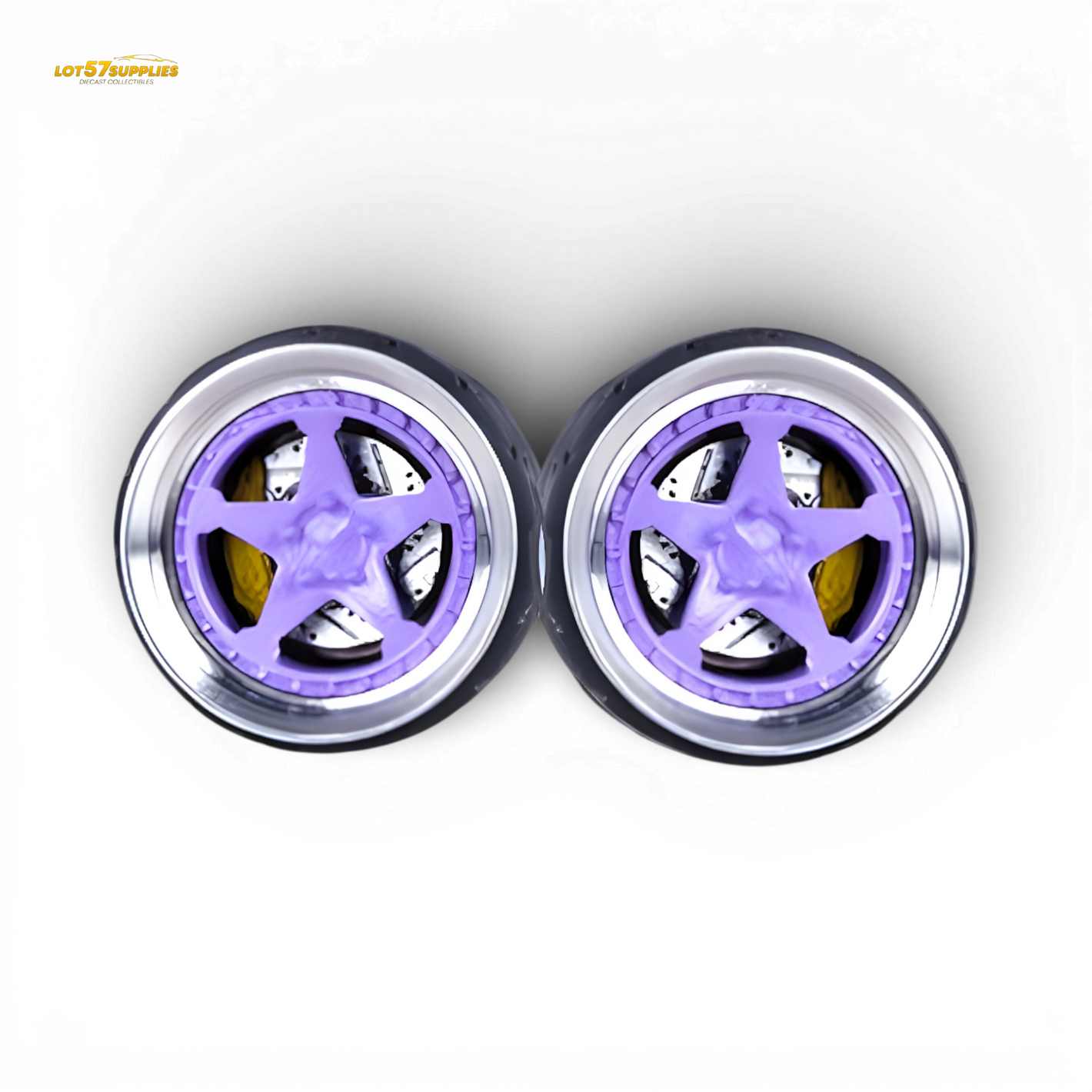 Skalwerk YABA SPOKE PURPLE 1:64 Wheels - Image 1