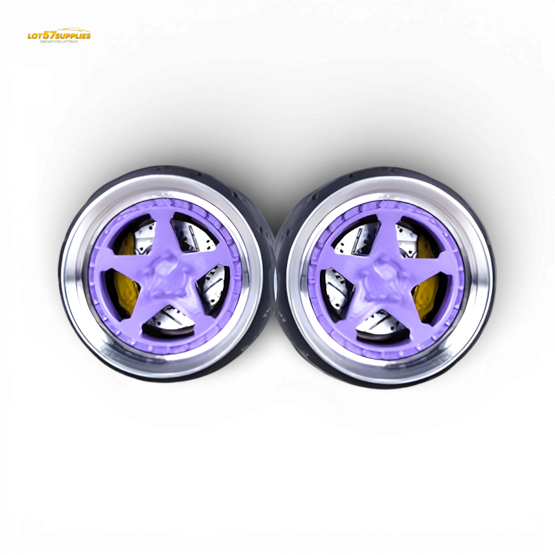 Skalwerk YABA SPOKE PURPLE 1:64 Wheels - Image 1