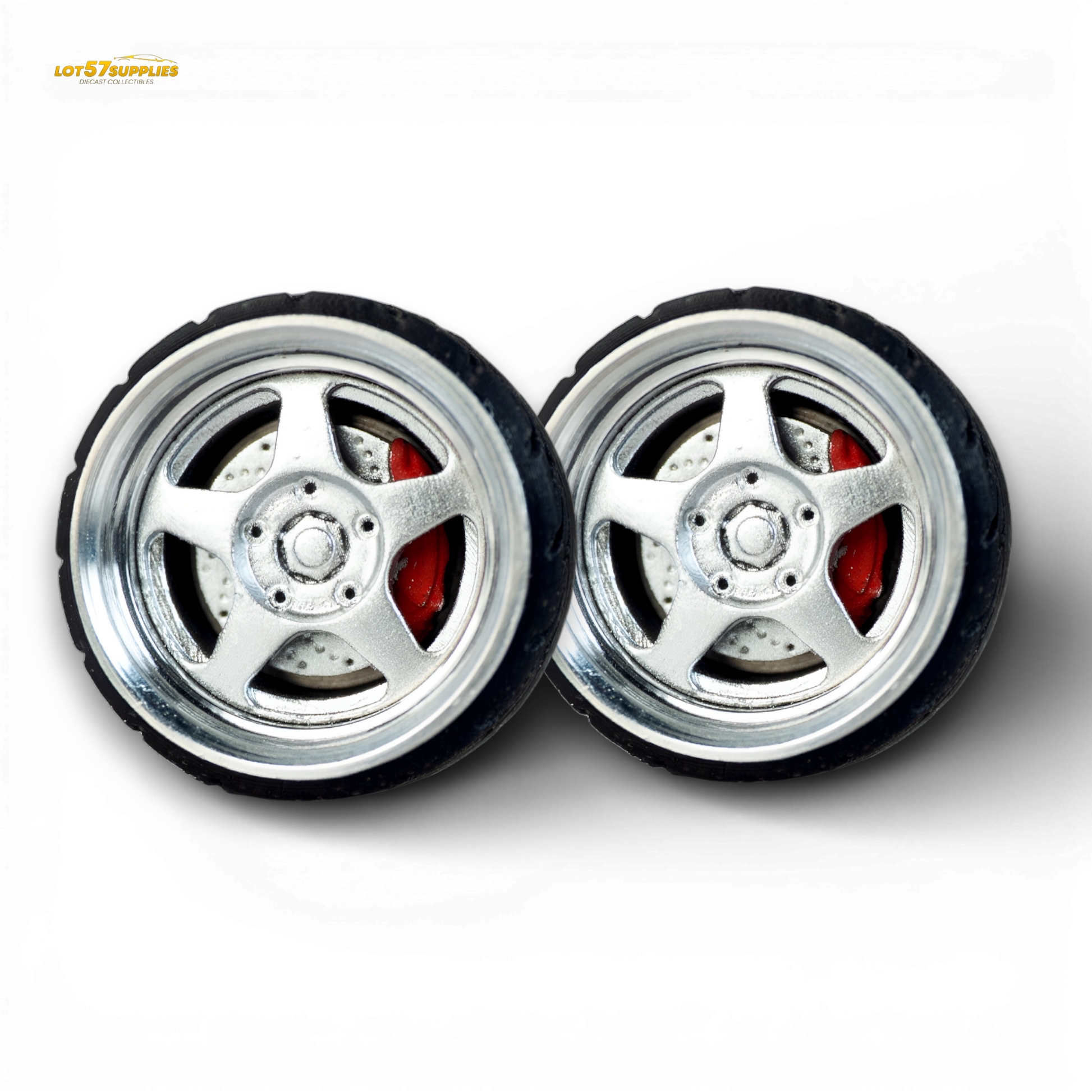 Skalwerk OZ FUTURA Silver 1:64 Wheels - Image 1