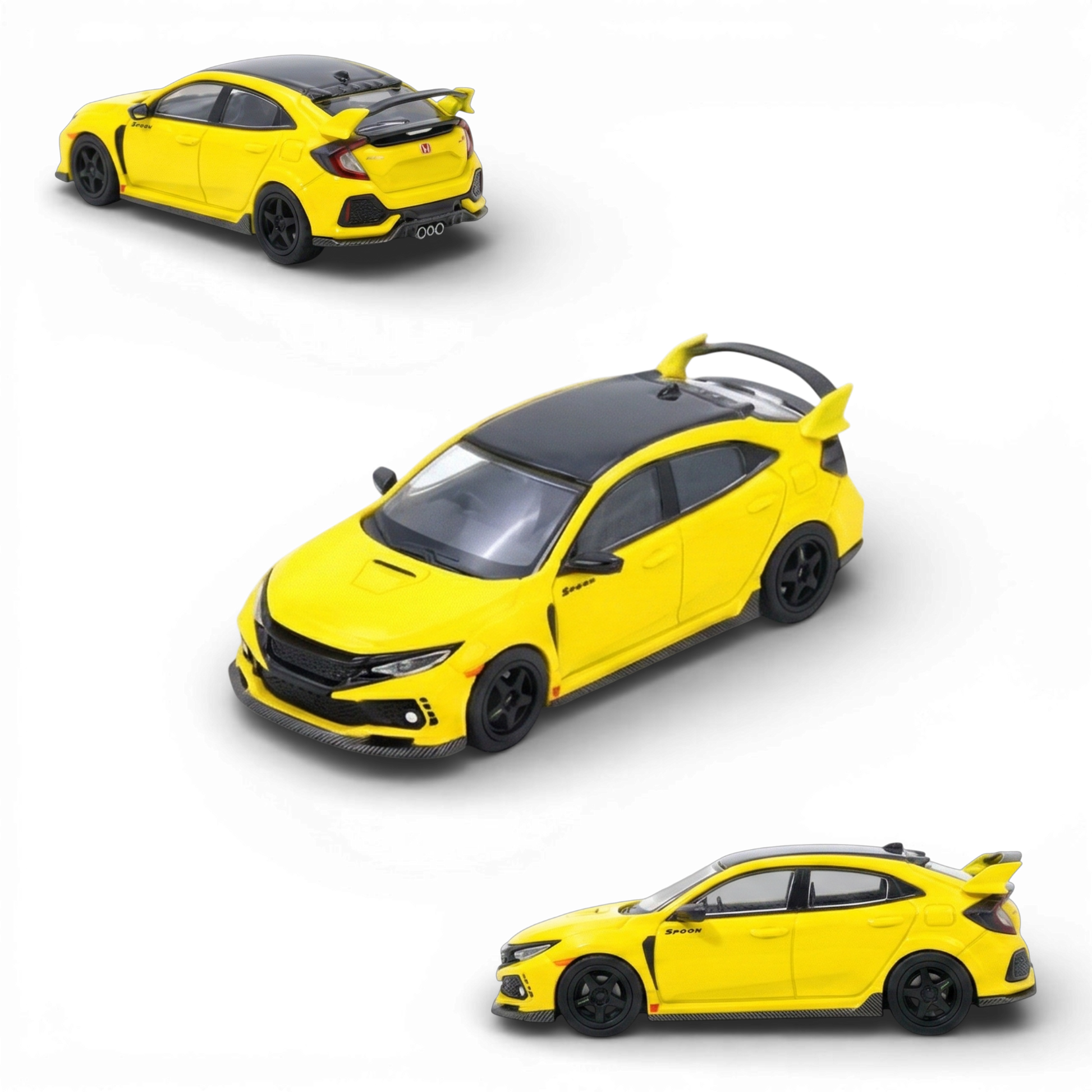 INNO64 Honda Civic Type-R FK8 Yellow 1:64 - Image 1