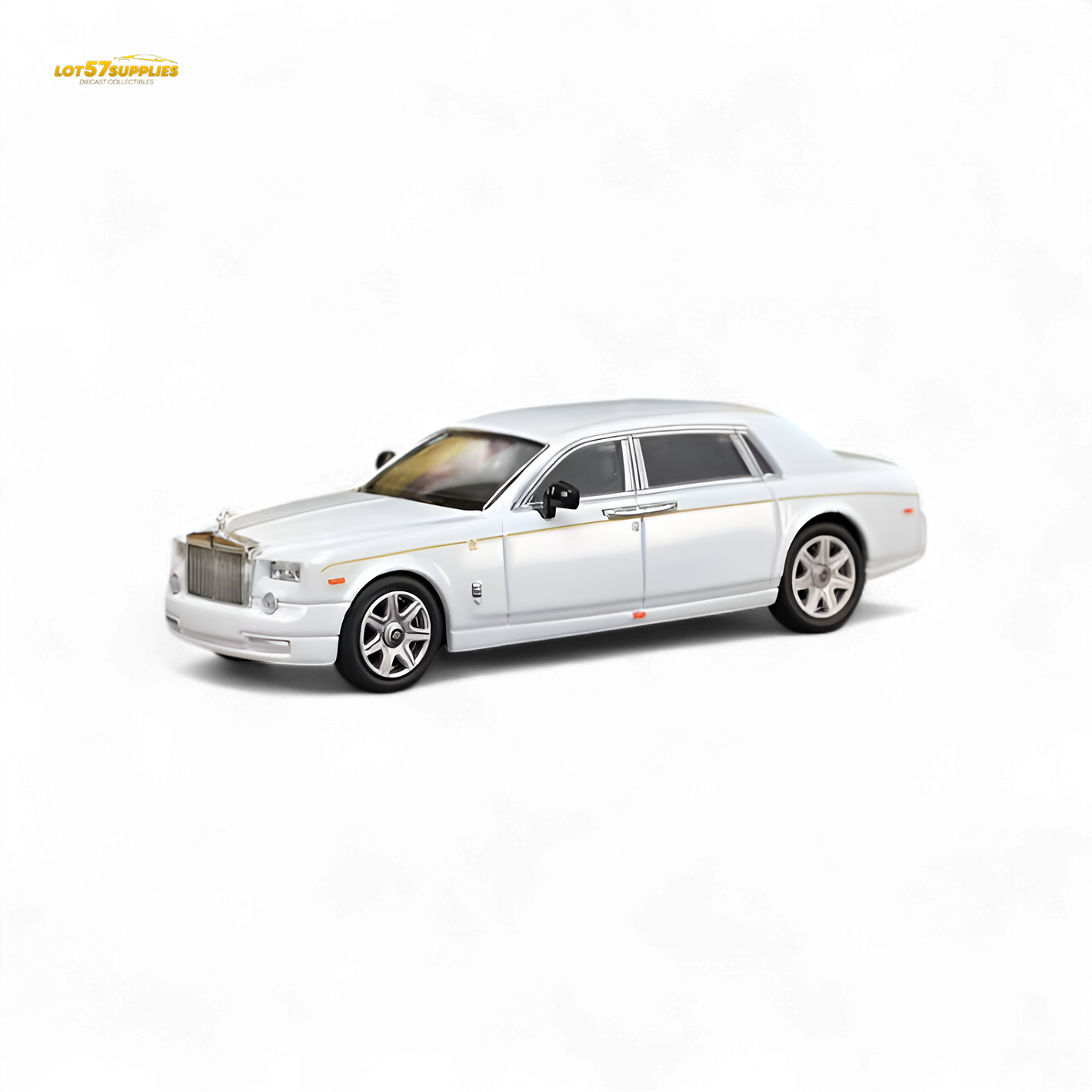 Street Weapon Rolls-Royce Phantom VII White 1:64 - Image 1