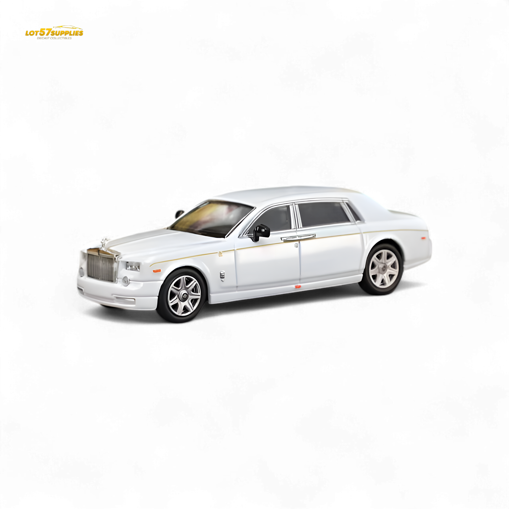 Street Weapon Rolls-Royce Phantom VII White 1:64 - Image 1