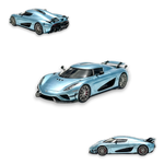 (Pre-Order) GUO Koenigsegg Regera Horizon Blue 1:64 - G-004C - Image 1