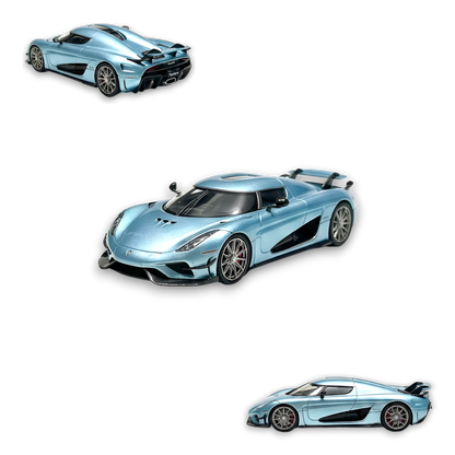 (Pre-Order) GUO Koenigsegg Regera Horizon Blue 1:64 - G-004C - Image 1