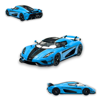GUO Koenigsegg Regera Baby Blue 1:64 - G-004E - Image 3